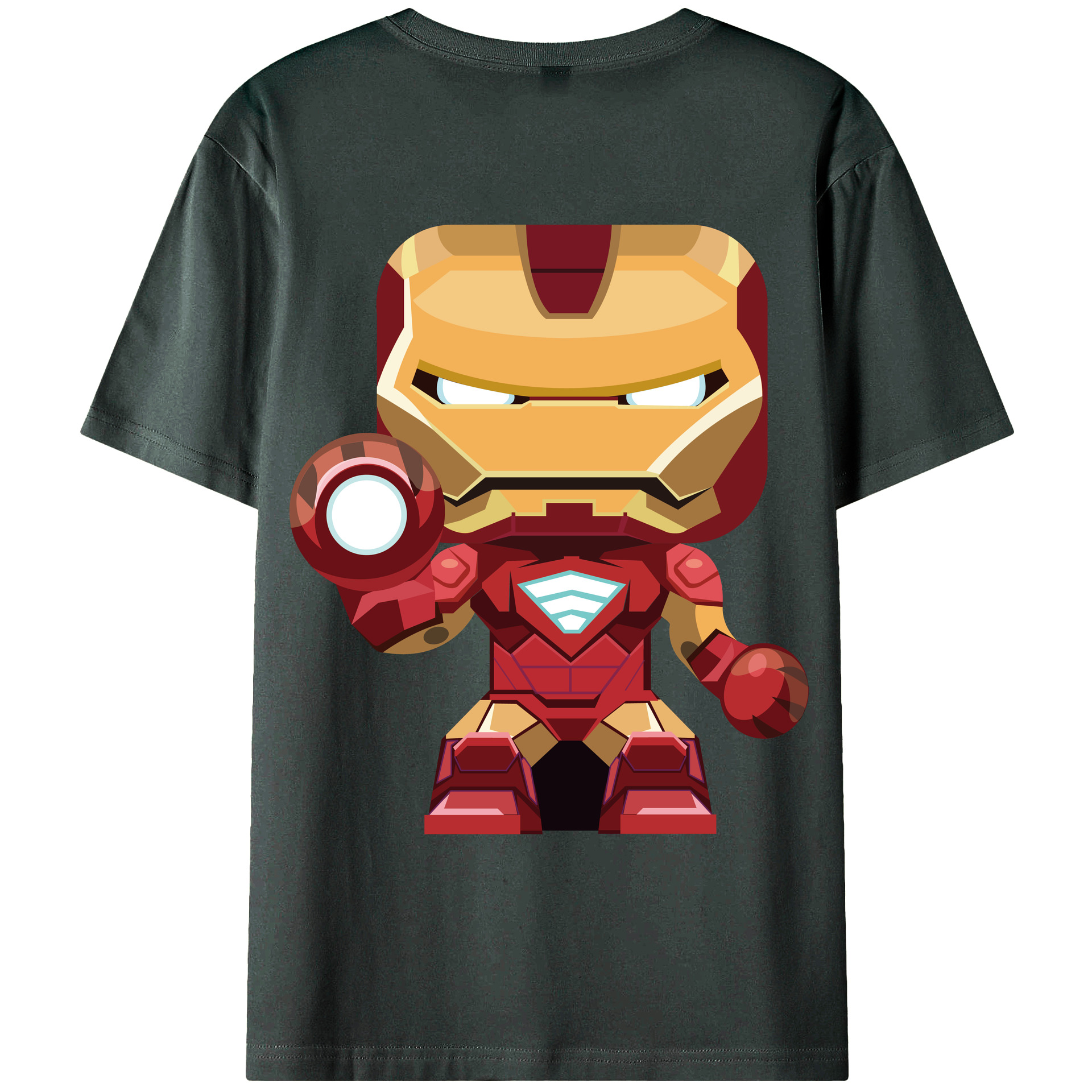 （画像用） アベンジャーズ The Avengers 綿100％ メンズ半袖Tシャツ（バックプリント） 通気性